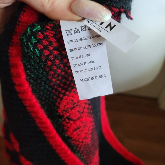 Cherry sweater, soft , thick and with puffy cherry on it!  from SHEIN size S new - Picture 5 of 6